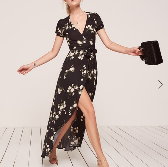 Floral Wrap Dress H26 